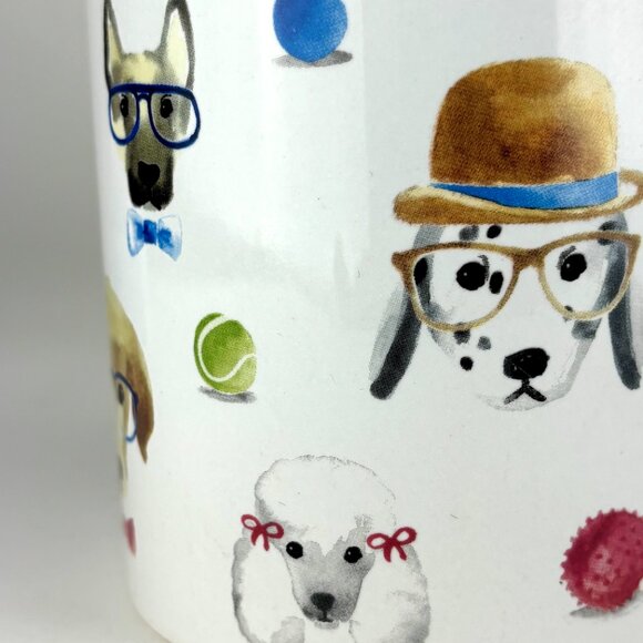 Whimsical Dog with Glasses Sur La Table Mug - Picture 6 of 9
